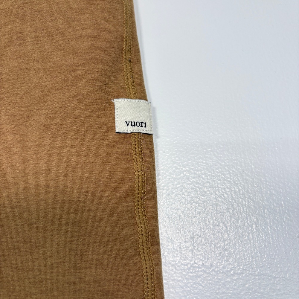 Vuori Women Leggings Sz S Brown Performance Slim Fit Activewear Athleisure Gym - Picture 2 of 11
